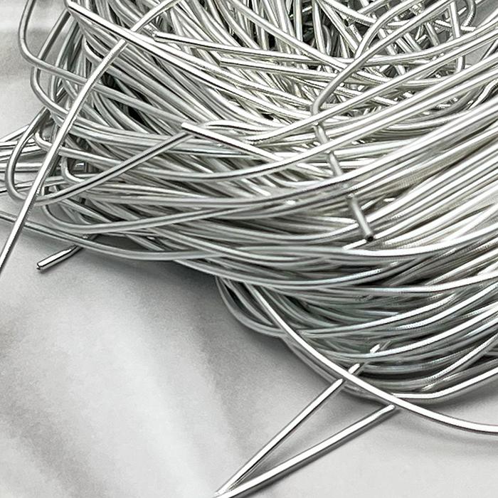 フレンチワイヤー(Smooth Purl)/ブライトシルバー/ソフト/1.0mm×100cm /FWST18-BSi1枚目の画像